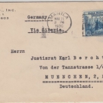 Philippinen - 16 C. Magellan's Landing Brief Manila - München 1936