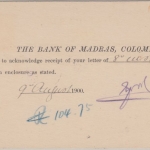 Ceylon - 2 Cent Victoria Ganzsache Zudruck Colombo - Nawalapitiya 1900