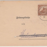 DR - 1,50 M. Reichspostamt Zeitungssache/Postkarte Passau - München 1922