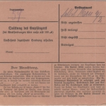 DR - 3x75 Pfg. Germania Nachnahmepaketkarte Ebingen - Stetten 1921