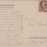 DR - 1,50 M. Reichspostamt b-Farbe Karte Cappenberg - Dortmund Bahnpost 1922