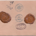 DR - 50+10 Pfg Germania Wertbrief n. SCHWEDEN Braunschweig Villastad 1916
