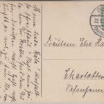 DR - 5 Pfg. Germania Perfin ADMOS Karte Berlin-Oberschöneweide 1912 n.