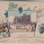 DR - Metz 60. Gen.Vers.der Katholiken Deutschlands 1913 SST Sonderkarte Vignette