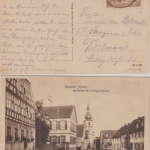 DR - 1,50 M. Reichspostamt c-Farbe Karte Bahnpost Fulda Gersfeld Zug 2419 1922
