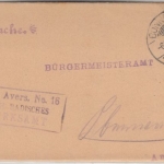 DR - 3 Pfg. FdA 16 Drucksache Bonndorf - Oberwangen 1905 SELTEN !!!!