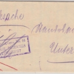 DR - 3 Pfg. FdA 16 Drucksache Bonndorf - Unterwangen 1905 SELTEN !!!!