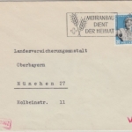 Schweiz - 30 C. 50 J. Olympiade Zensurbrief Luzern - München 1944 OKW-Zensur