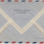 Schweiz - 4x40 C. Landschaften Luftpostbrief n. USA Genf - Newark 1947