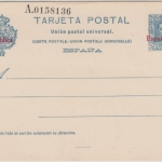 Spanien - 25 Cs. Alfons/Republica Espanola Ausgabe 1931 Ganzsache ungebraucht