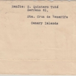 Spanien - 30 C. Ferdinand u.a. Zensurbrief n. SÜDAFRIKA Santa Cruz de Tenerife