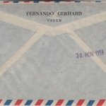 Spanien - 3 Pta. Alzamiento Nacional Luftpostbrief i.d. SCHWEIZ Valls Genf 1956