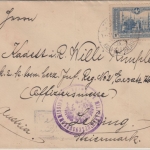 Türkei - 1 Pia. Moschee Zensurbrief n. ÖSTERREICH Kara Keui Galata Lebring 1917