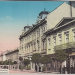 Ukraine/Österreich - Tarnopol Ternopil Ulica Mickiewicza farb Ansichtskarte 1917