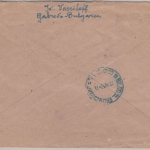 Bulgarien - 2x80 St. Dimitrov Einschreibebrief i.d. SCHWEIZ Gabrovo 1952 n.