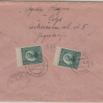 Jugoslawien - 2x4 Din König Peter Einschreiben Eilbrief n. ÖSTERREICH Celja 1922