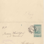 Bosnien & Herzegowina - 5/5 H. Ganzsache Doppelkarte Doboj - Stuttgart 1917