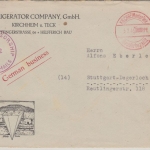 Bizone - Kirchheim u. Teck 1946 Gebühr bezahlt Tagesstempel illustr. Zensurbrief