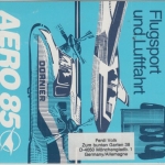 BRD Friedrichshafen 1990 Jungfernfahrt 1-Mann-Heissluftschiff Zuleitung Erstflug