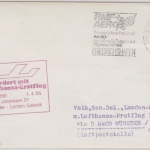 BRD - Lufthansa Erstflug Münster London Gatwick Zuleitung Friedrichshafen 1985