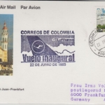 Kolumbien - 30 P. Marandua Lufthansa Erstflug Bogota Frankfurt a.M. 1985