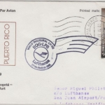 Kolumbien -Lufthansa 1st-Flug La Paz Frankfurt a.M. Etappe Bogota San Juan 1981