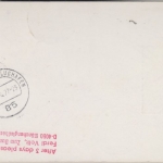 Kolumbien - LH 1st-Flug Bogota Frankfurt Zuleitung 1st-Flug FFM Nürnberg 1977