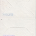 Peru - Lufthansa Erstflug Lima Frankfurt a.M. 1982 2 Luftpostbriefe