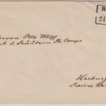 DR - 1 Gr. Brustschild Ganzsache Brief Ra2 Rotenburg a.d. Fulda Harburg 1874