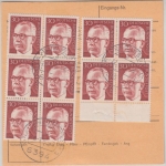 BRD - 11x30 Pfg. Heinmann Paketkarte Grävenwiesbach - Berlin 1976