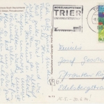 BRD - 30 Pfg. Wandern Karte Trier - Pfronten 8.6.74