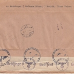Spanien - Madrid 1941 Luftpost schwerer Einschreibebrief n. Wien