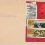 Sowjetunion - 50 J. Oktoberrevolution Block Brief n. ITALIEN Moskau Rom 1968