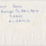 Albanien - 13 L. a. 30 Q. Überdruck u.a. Luftpostbrief Tirana - München 1993