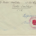 CSSR/Österreich - Beschädigt eingegangen Einschreibebrief Prag - Wien 1953