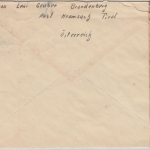 Österreich - Brandenberg ü. Kramsach Achenrain Landpost-Ra2 Zensurbrief 1946