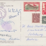 Nepal Swiss Dhaulagiri Expedition 1960 Karte n Salzburg Teilnehmerunterschriften