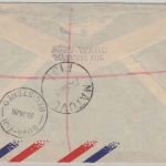 Fiji - 2Sh + 1'6 Sh. Freimakren Luftpost Einschreibebrief Natuvu - Hamburg 1958