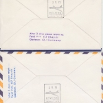 Lufthansa Erstflug Frachtdienst Düsseldorf Helsinki 1972 1x direkt 1x Zuleitung