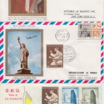 Vatikan/USA - Papst Paul VI. USA- und UNO-Besuch, 6 Schmuckbelege 1965