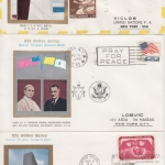 Vatikan/USA - Papst Paul VI. USA- und UNO-Besuch, 6 Schmuckbelege 1965