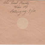 DR - 15 Pfg. Hindenburg Brief Dt. Dienstpost Ostland Wien Riga postlagernd 1942
