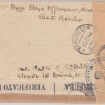 Italien - 1 L Caesar Zensurbrief Bordighera Wien 1942 deutsch-ital. Doppelzensur