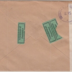 Schweden - Umea 1947 Einschreibebrief n. Österreich - österr. Zensurverschluß