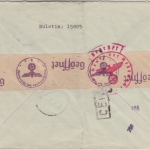 Rumänien - 2x20 L. Michael I. Einschreibebrief Sibiu - Wien 1943 OKW-Zensur