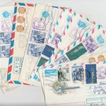 Lettland - 1992 Provisorien 9 Luftpostbriefe/Ganzsachen