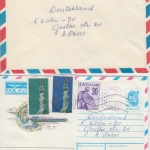 Lettland - 1992 Provisorien 9 Luftpostbriefe/Ganzsachen
