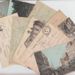 Frankreich - Kriegsgefagenen Korrespondenz 10 Karten n. Flaunersheim 1914/17