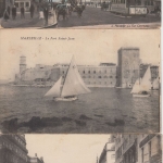 Frankreich - Kriegsgefagenen Korrespondenz 10 Karten n. Flaunersheim 1914/17
