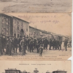 Frankreich - Kriegsgefagenen Korrespondenz 10 Karten n. Flaunersheim 1914/17